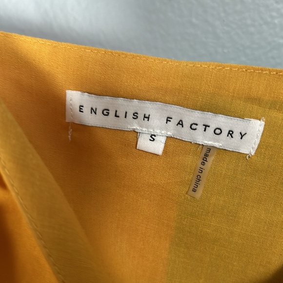 English Factory Midi Colorblock Dress Sz small- gently used - Picture 13 of 16